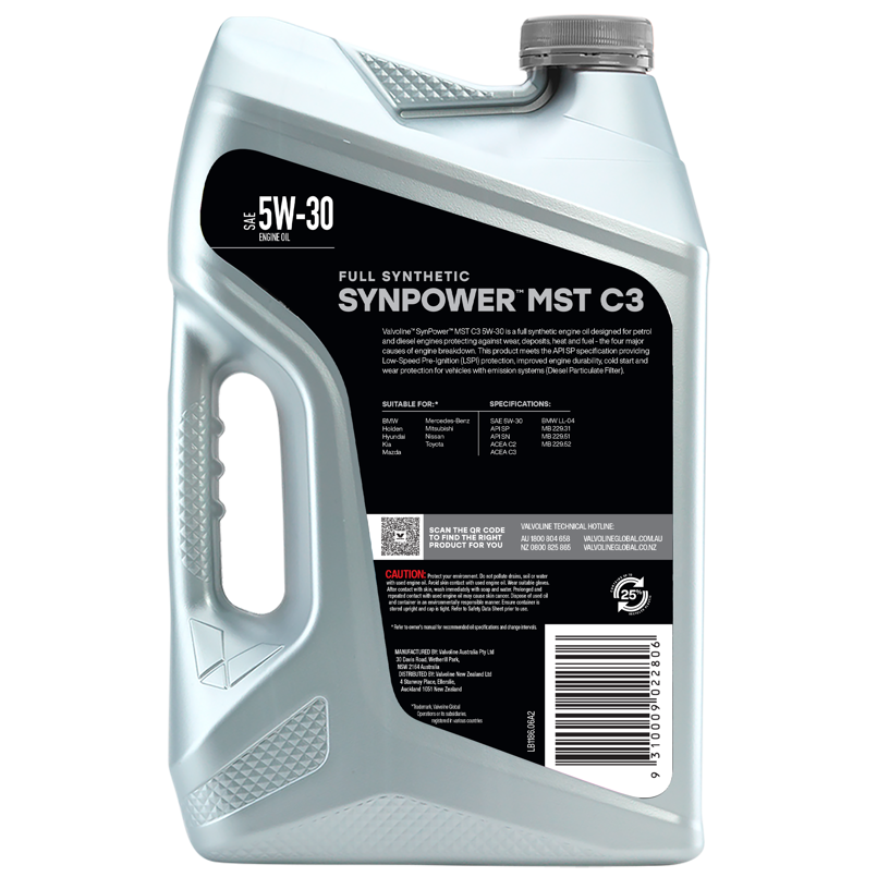 SYNPOWER MST C3 5W-30 6L (1186.06)