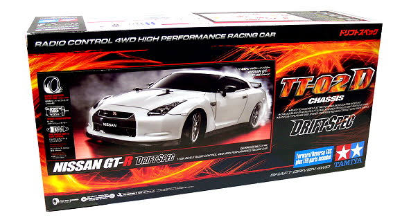 Tamiya 1/10 TT-02D Nissan GT-R Electric RC Drift Car Kit