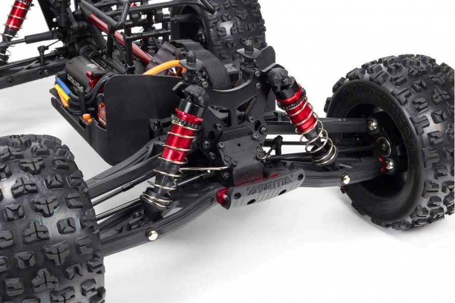 ARRMA 1/8 Kraton BLX (V5) Brushless RC Truggy - Red