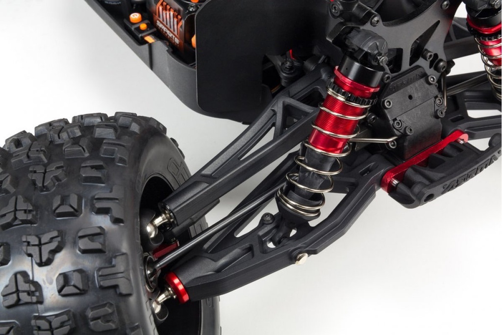 ARRMA 1/8 Kraton BLX (V5) Brushless RC Truggy - Red