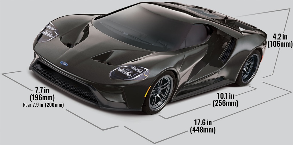 Traxxas 1/10 4-Tec 2.0 Ford GT Electric RC Car