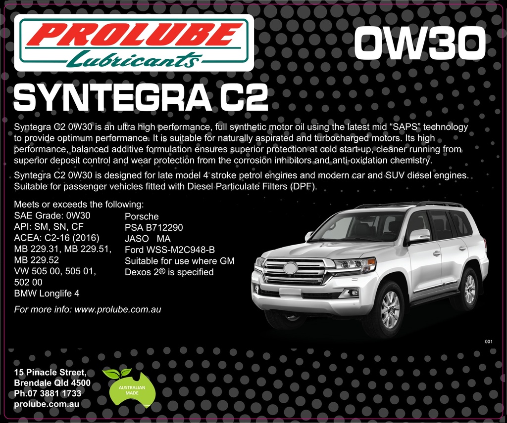 Syntegra C2 0W30 205L