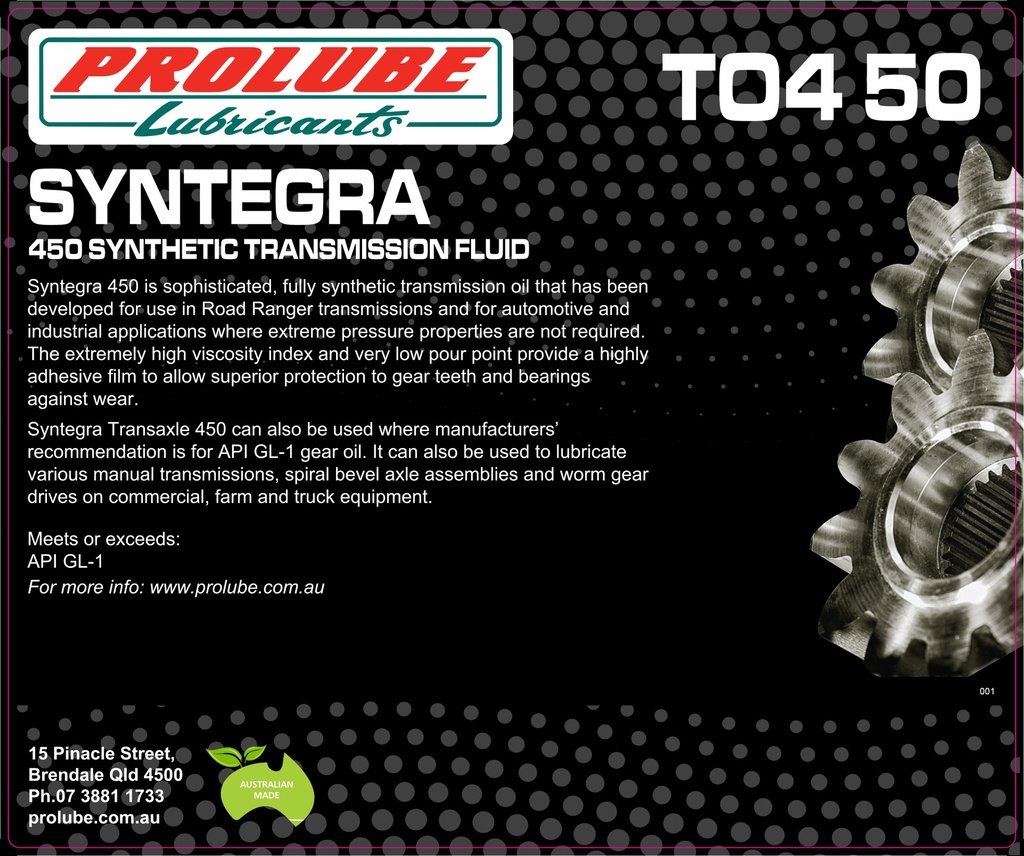 SYNTEGRA 450 ROADRANGER 20L