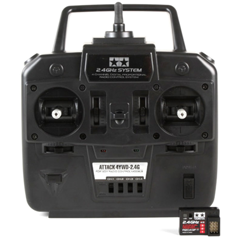 Tamiya Attack 4YWD 2.4Ghz 4ch Mode 2 Radio w/ Receiver | T564YWD