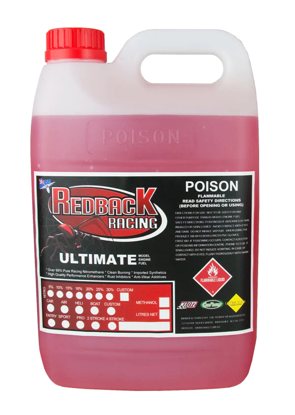 REDBACK SPORT CAR FUEL 25% NITRO 5 LT