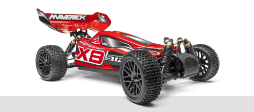 MAVERICK STRADA RED XB 1/10 4WD BRUSHLESS ELECTRIC BUGGY
