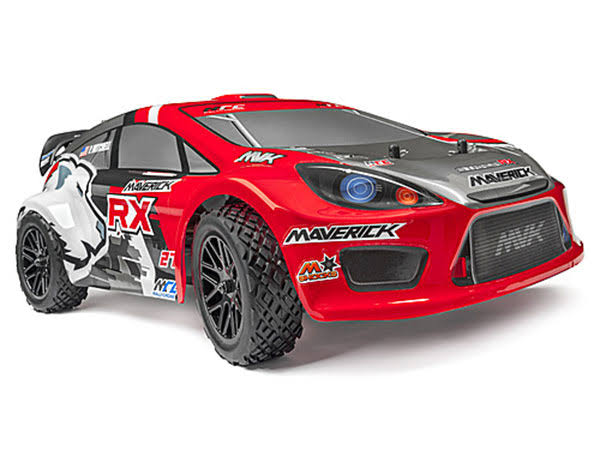 MAVERICK STRADA RED RX 1/10 4WD BRUSHLESS ELECTRIC RALLY CAR