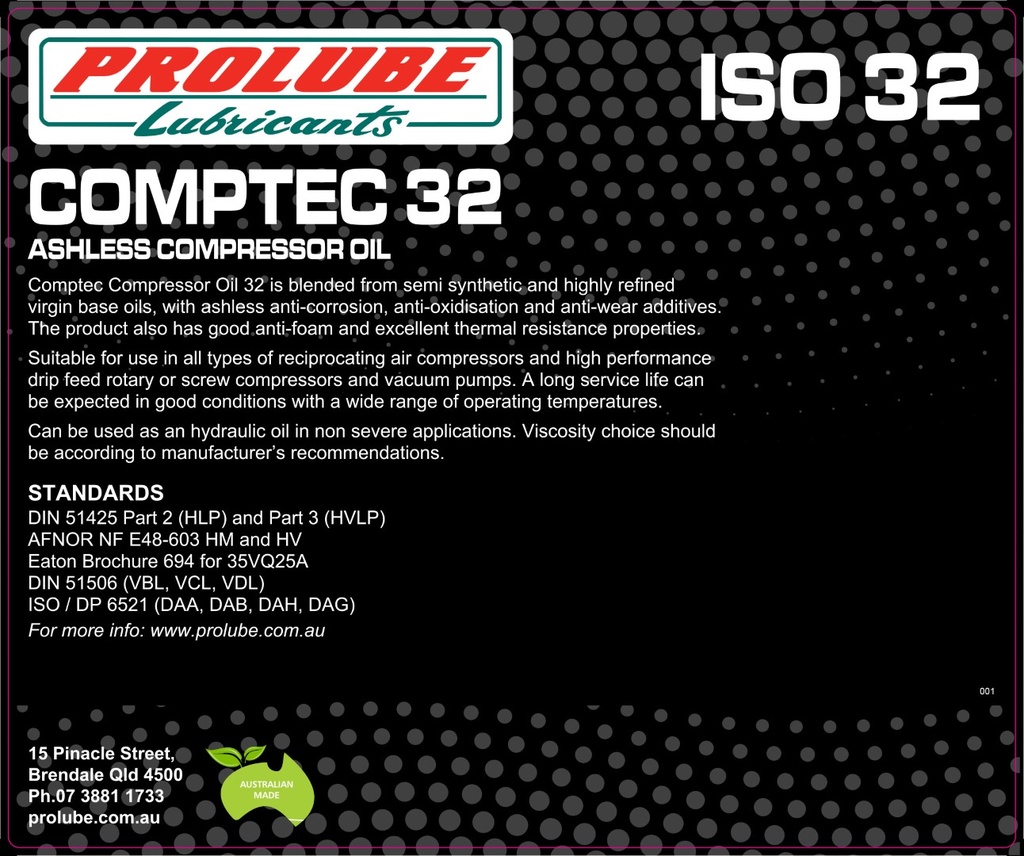 Air Compressor Oil 32-5L