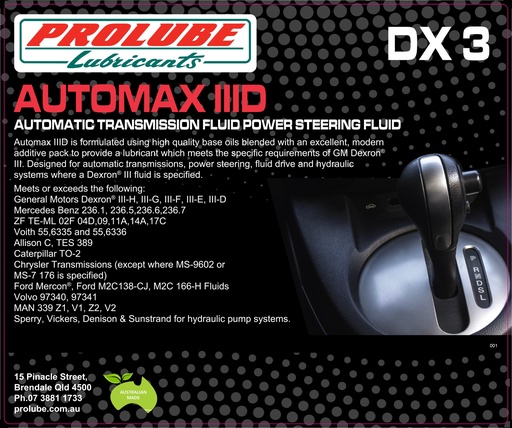 AUTOMAX DEXRON III 5L