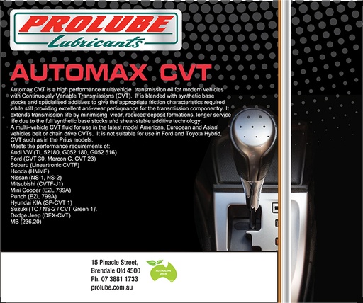AUTOMAX CVT TRANSMISSION 20L