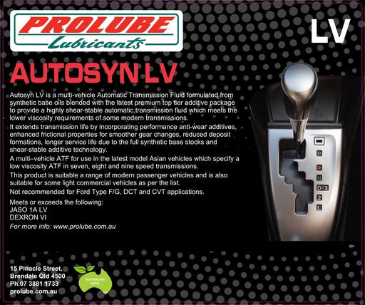 AUTOSYN LV 20L