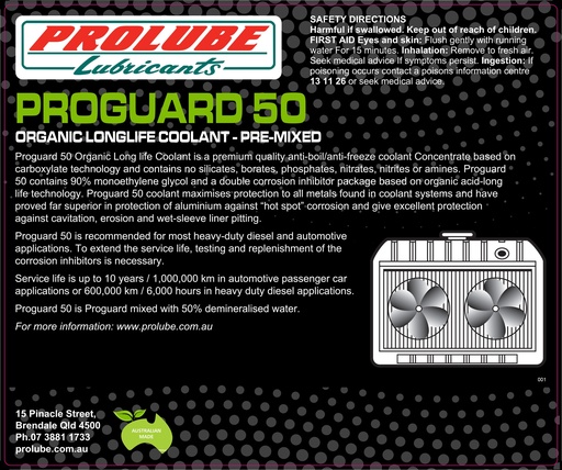 PROGUARD GREEN 50 PREMIX 20L