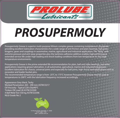 PROSUPERMOLY GREASE 20KG