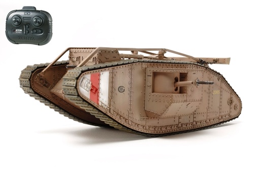 Tamiya 1/35 WWI British Tank Mk.IV Male RC Tank, Includes RC Unit 48214